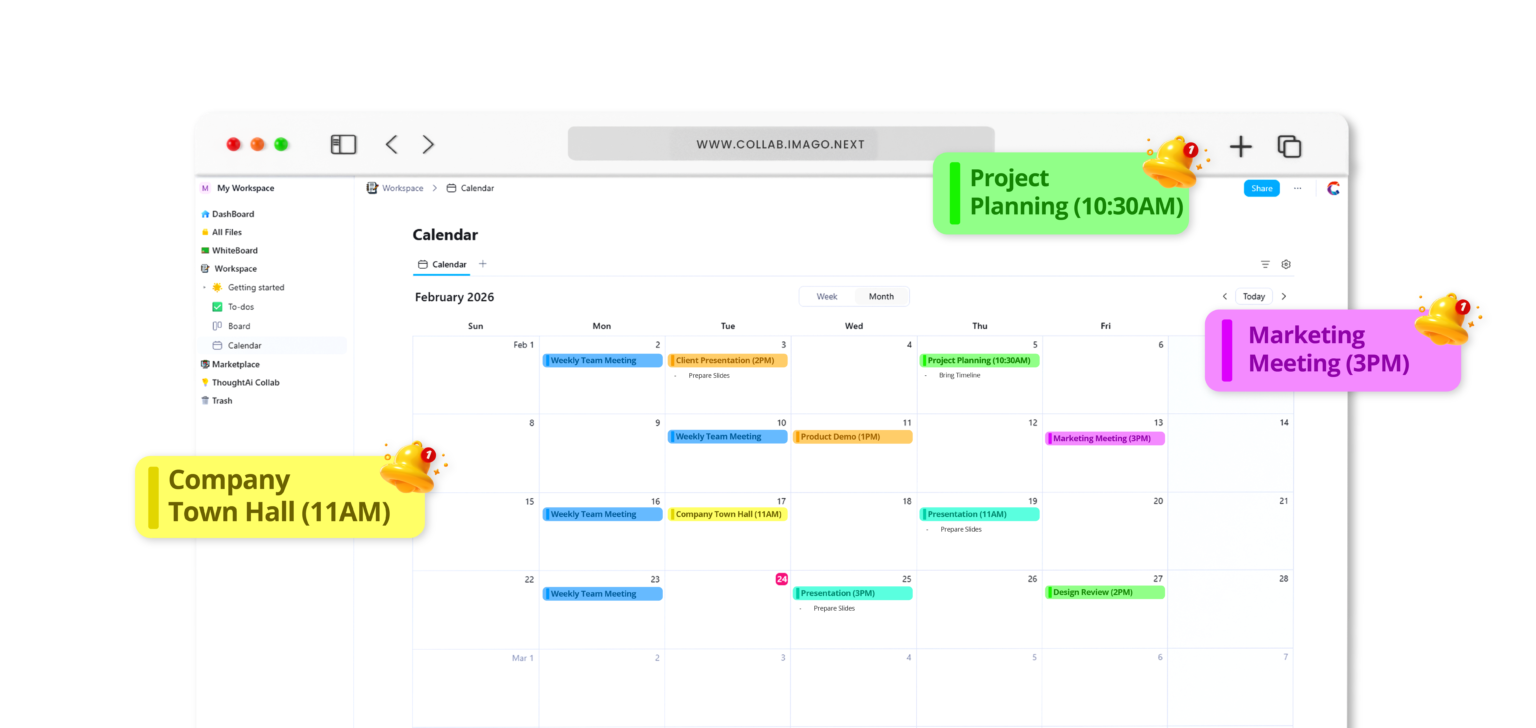Smart Collaborative Calendar